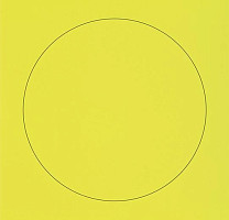 Кварцвиниловые полы Forbo Allura Material 63584DR7 mustard circle фото 1 | FLOORDEALER